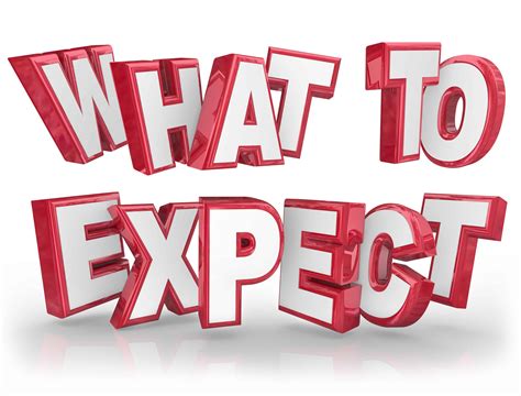 What to expect .